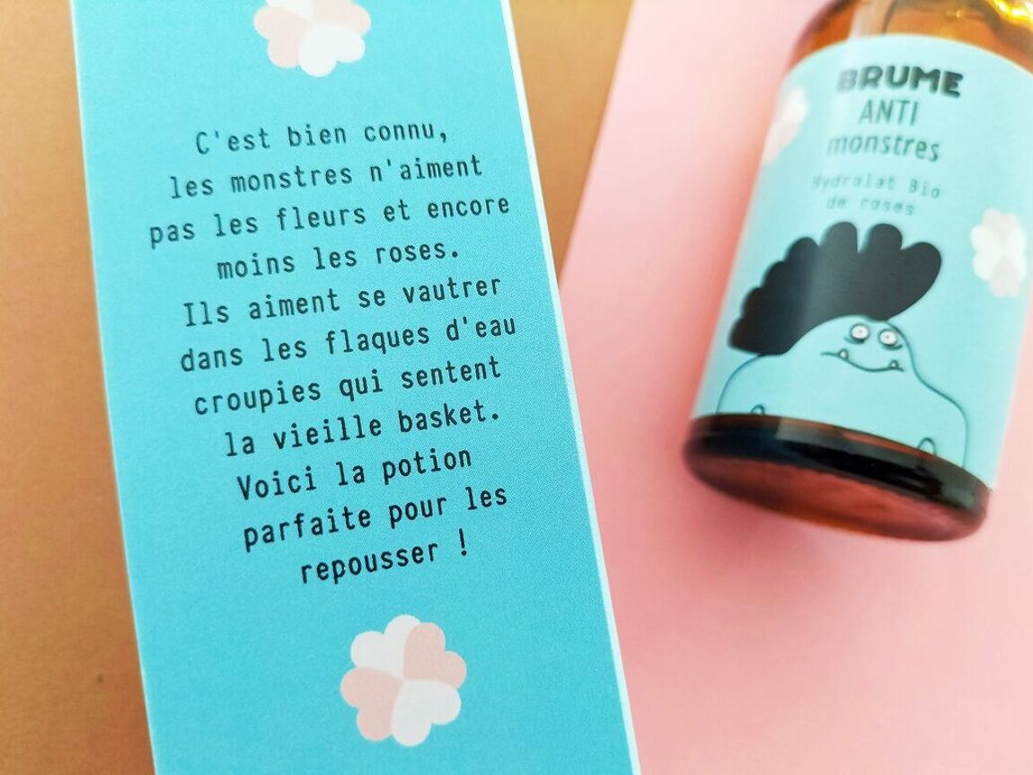 Brume enfant anti-monstres eau de rose Bio