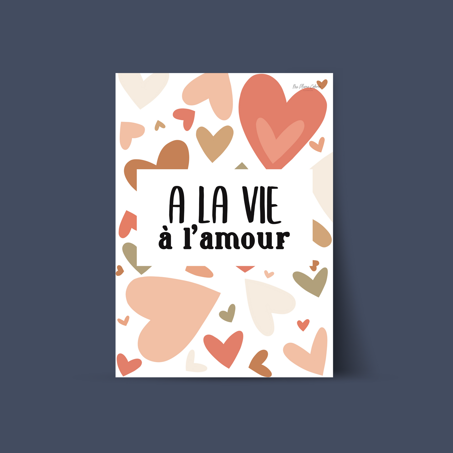 Affiche "A la vie à l'amour"