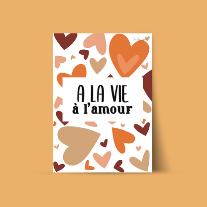 Affiche "A la vie à l'amour"