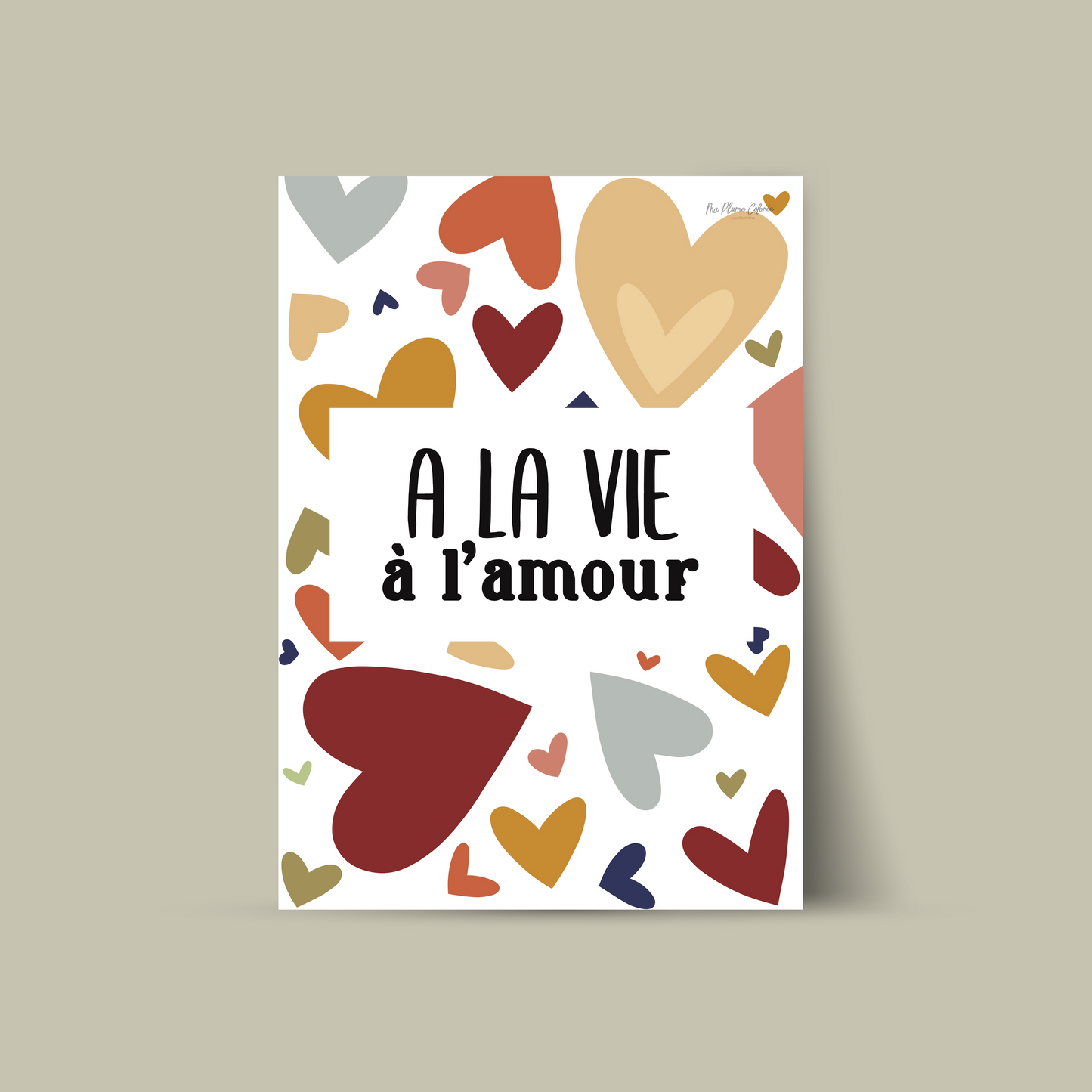 Affiche "A la vie à l'amour"