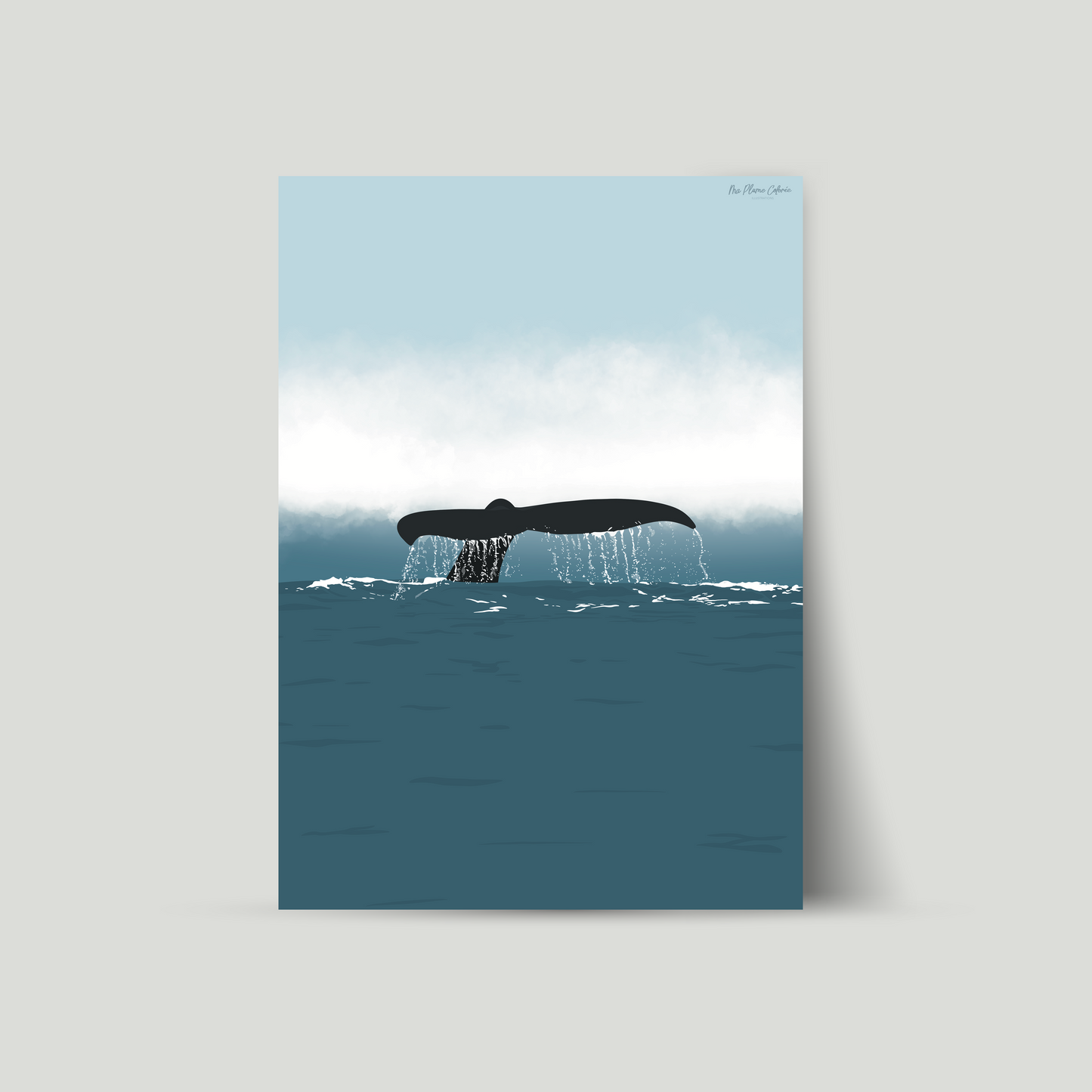 Affiche "Baleine"