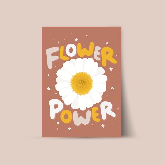 Affiche "Flower power"