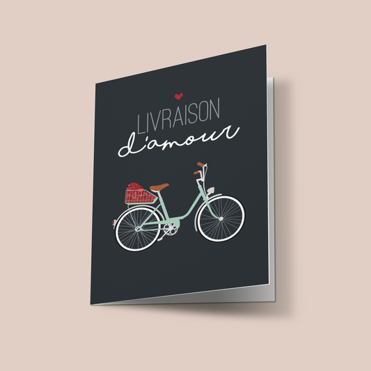 Carte "Livraison d'amour"