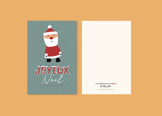 Carte "Joyeux Noel Pere Noel"